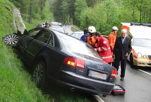 Verkehrsunfall Hallenstein am 18. Mai 2010