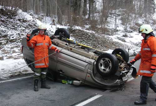 Verkehrsunfall Brent am 13. Februar 2010