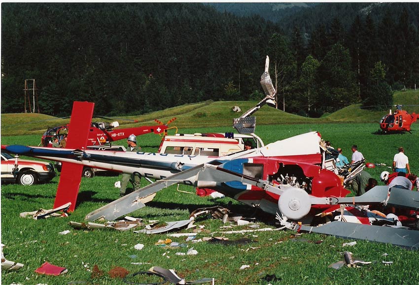 Hubschrauberabsturz Hallenstein am 22. August 1991