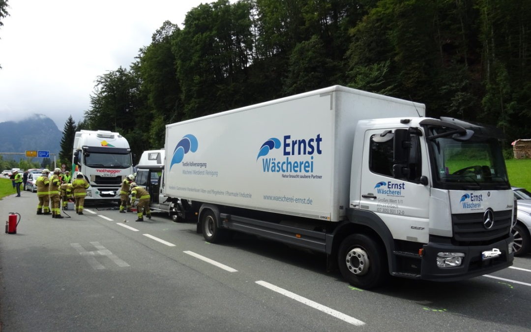 Verkehrsunfall Au Einfahrt, 6. September 2019
